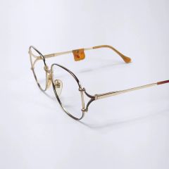 ヴィンテージ 眼鏡フレーム メガネ 14KWGF 14金張り 昭和 レトロ