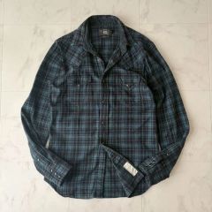 RRL ダブルアールエル オンブレチェックシャツ コンチョボタン