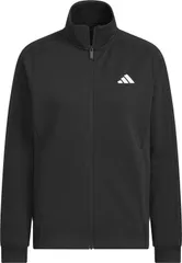 アディダス adidas スリーストライプス ルーズフィット ダブルニット トラックトップ レディース 女性 ウィメンズ アウター ジャケット ジャージ 上着 フルジップ ポケット  JVP35 JW9788 ブラック/ブラック