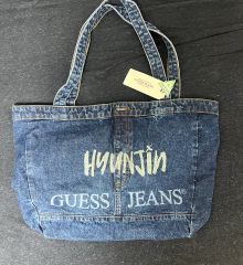 StrayKids スキズ GUESS ヒョンジン デニムトートバッグ - メルカリ