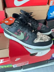 新品 NIKE ナイキ ダンク ロー SE ブラック マルチ カモ 280 出品