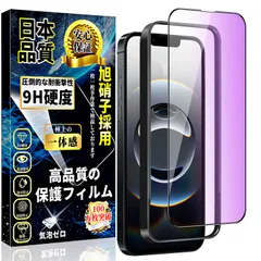 【数量限定】【大人気】/iPhone13 /iPhone13pro 全面保護 14 フィルム 目の疲れ軽減 iPhone 旭硝子素材製【ガイド枠付き・1枚入】 iPhone 硬度9H 指紋防止 ガラスフィルム 気泡防止 自動吸着 ブルーライトカット アイフォン