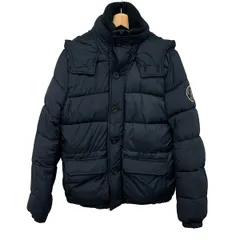 Abercrombie&Fitch(アバクロンビーアンドフィッチ) ブルゾン サイズS メンズ - ダークネイビー 中綿フーテッドブルゾンのサムネイル