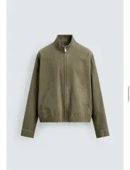 ZARA カーキ ブルゾン ジャケット