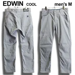 EDWIN　エドウィン　JERSEYS COOL　ジャージーズ クール ER233C　W78cm（W31相当）　ストレートパンツ　スーパーストレッチ　鹿の子　グレー　メンズのサムネイル