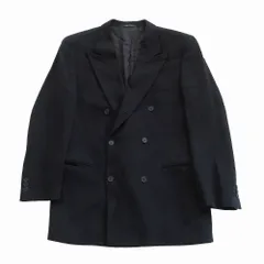 EMPORIO ARMANI エンポリオアルマーニ  ダブルブレスト テーラードジャケット サイズ50 L ダークネイビー メンズ  【中古】のサムネイル