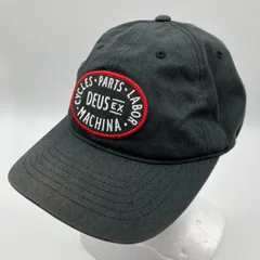 Deus ex Machina デウスエクスマキナ キャップ 帽子 刺繍 ワッペン CAP ブラック 黒 メンズ SU-12-23のサムネイル