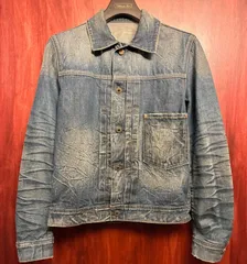MADE IN USA製 AG ADRIANO GOLDSCHMIED AG-ed RESERVE 30's JACKET WORKER JACKET デニムジャケット インディゴ XXSサイズのサムネイル