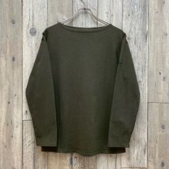 SAINT JAMES フランス製 バスクシャツ XS カーキ 長袖 - メルカリ