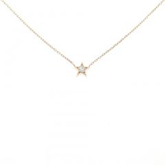 star jewelry オニキス/K18 ネックレスチャーム - メルカリ