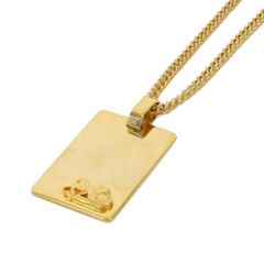 Supreme】ゴールド ネックレス ペンダント $100デザイン ドル札 - メルカリ