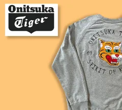 ONITSUKA TIGER オニツカタイガー スウェット トレーナー 虎 グレー サイズ XL
