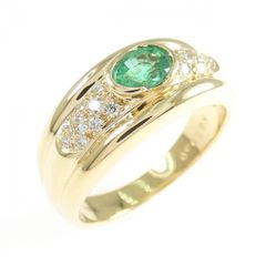 7.9g☆6.8ct☆✨大粒エメラルド0.7ctダイヤモンドプラチナリング指輪 