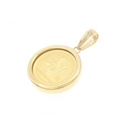 K24 K18 パンダ ネックレス 24金 18金 ペンダントトップ 18K - メルカリ