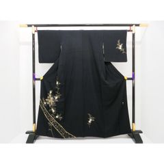 西陣織作家 佐藤重教『 南無阿弥陀仏 』純金糸 縞黒檀二重箱 BE984