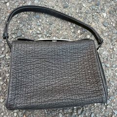 美品】JRA認定品 日本製/シャークスキン 鮫革/ボルドー系色 