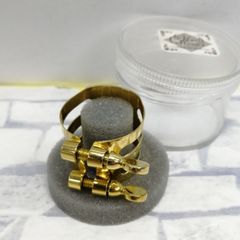 ウッドストーン/ゴールド B♭クラリネット用リガチャー - メルカリ