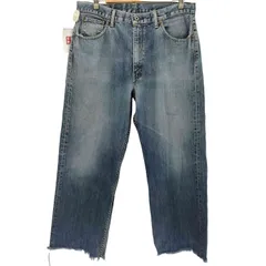 リーバイス Levis 00S 05年製 504 ボタン裏J41 レザーパッチ ストレート デニム メンズ  36-34