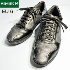 MEPHISTO□コンフォートシューズ✨オックスフォード レザースニーカー 