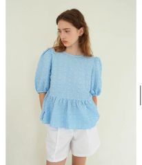 united arrows】エアリー5SL ぺプラム ブラウス 38 - メルカリ