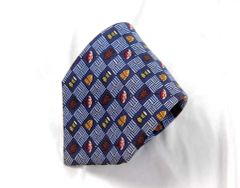 HERMES シルク ネクタイ ブルー Hロゴ aq12954 - メルカリ
