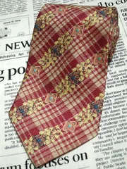 クリスチャンディオール Christian Dior 美品 未使用品 ネクタイ シルク100% 花柄 ミックス K-005346 ゆうパケット