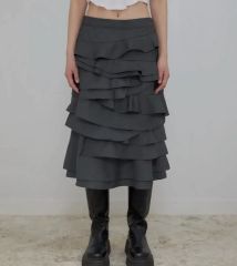 リグドット lig. tulleskirt シアーボリュームスカート 黒 - メルカリ