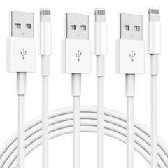 Naoeleii iPhone 充電ケーブル 純正ライトニングケーブル 2M/2M/3M 3本セッiPhone 充電器 ケーブル【MFi認証】超長Lightning ケーブル アイフォン充電ケーブル 急速充電断線防止超高耐久 iPhone 1 873b1565