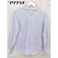 ◇ ◎ SHIPS シップス ストライプ 長袖 シャツ サイズS ブルー ホワイト レディース 【中古】 【1105030000668】