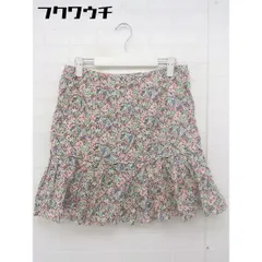 ◇ La TOTALITE ラ トータリテ 花柄 ミニ フレア スカート サイズ40 アイボリー マルチ レディース  【中古】 【1107130002801】のサムネイル