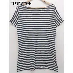 ◇ DRESSTERIOR ドレステリア ボーダー 五分袖 ミニ ワンピース ホワイト ブラック レディース  【中古】 【1108230008946】のサムネイル