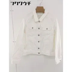 ◇ PAR ICI パーリッシィ 長袖 デニム ジャケット Gジャン サイズF ホワイト レディース  【中古】 【1109090005687】のサムネイル