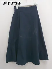 ◇ N. Natural Beauty Basic ロング フレア スカート サイズM ネイビー系 レディース  【1109130009668】