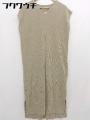 ◇ OMNES オムネス ノースリーブ ロング ワンピース ベージュ系 レディース  【中古】 【1109170001332】のサムネイル