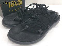 ◇ ◎ Teva テバ 1019622B トング サンダル 約23㎝相当 ブラック レディース 【1110050007146】