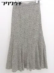 ◇ N. Natural Beauty Basic アニマル柄 ロング フレア スカート サイズM ベージュ ブラック レディース  【中古】 【1110120005980】のサムネイル