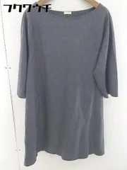 ◇ GALERIE VIE ギャルリー ヴィー 長袖 膝丈 ワンピース サイズ1 ダークグレー レディース  【中古】 【1110210010597】のサムネイル