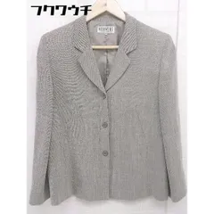 ◇ VINVERT バンベール 3B 長袖 テーラードジャケット サイズ9AR グレー レディース  【中古】 【1111170007450】のサムネイル