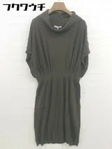 ◇ PAUL & JOE SISTER ポール & ジョー シスター シルク コットン ニット 膝丈 ワンピース サイズ1 カーキ レディース  【1112040000021】のサムネイル