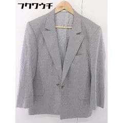 ◇ TAKATOMI ELEGANCE ウール 長袖 テーラードジャケット スーツ グレー メンズ  【中古】 【1112090001702】のサムネイル
