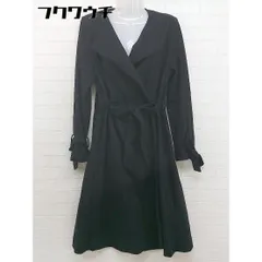 ■ Andemiu アンデミュウ 長袖 ロング コート サイズS ブラック レディース  【1112070008172】のサムネイル