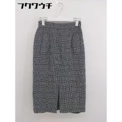 ◇ BABYLONE バビロン チェック 膝下丈 タイト スカート サイズ36 グレー系 レディース  【中古】 【1112210018054】のサムネイル