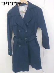 ◇ ◎ Andemiu アンデミュウ 長袖 トレンチ コート サイズM ネイビー レディース  【中古】 【1201130005005】のサムネイル
