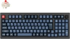 [Brand New] Windows Hardware Wireless Custom Mechanical Keyboard with Numeric Keypad Keychron V5 MAX QMK (Japanese Layout (No Kana Printing)/Red Switches/Carbon Black) [V5M-D1V-JIS]