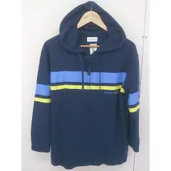◇ Bonjour Girl ボンジュールガール 長袖 ジップアップ パーカー ネイビー ブルー イエロー レディース  【中古】 【1206070005351】のサムネイル