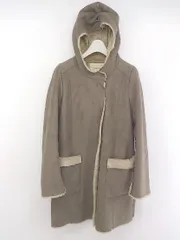 ◇ Jewel Changes ジュエルチェンジズ UNITED ARROWS 裏ボアファー コート サイズ36 グレージュ レディース P  【中古】 【1209080007001】のサムネイル