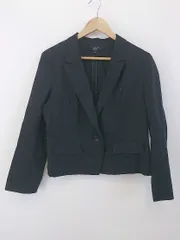◇ TALBOTS タルボット 1B シングル 長袖 テーラード ジャケット サイズ12P ブラック レディース P  【中古】 【1211230006840】のサムネイル
