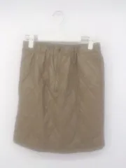 ◇ w closet ダブルクローゼット キルティング ミニ タイト スカート サイズF ベージュ系 レディース P  【1301270005801】のサムネイル