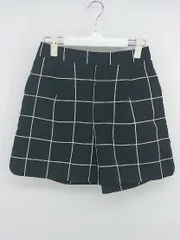 ◇ LAGUNAMOON ラグナムーン チェック ショート パンツ サイズM ブラック ホワイト レディース P  【1301190015201】のサムネイル