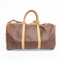 エトロ ETRO ボストンバッグ ショルダーバッグ 2WAY ペイズリー柄 ブラウン のサムネイル
